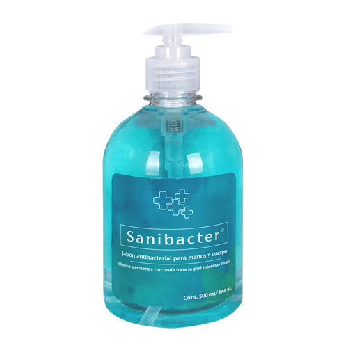 Sanibacter Jabón Antibacterial para Manos y Cuerpo con fragancia